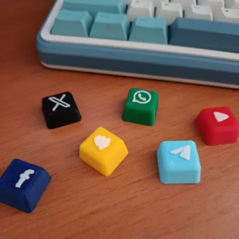 Social apps | Key caps