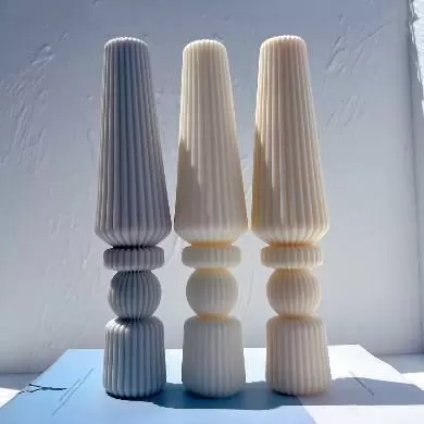Striped Candle