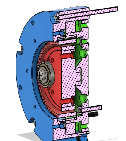 1:34 harmonic stackable reducer drive