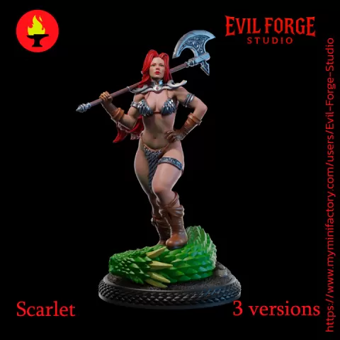 Scarlet by Evil Forge Studio