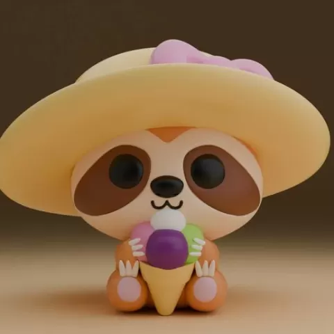 Sloth summer figure
