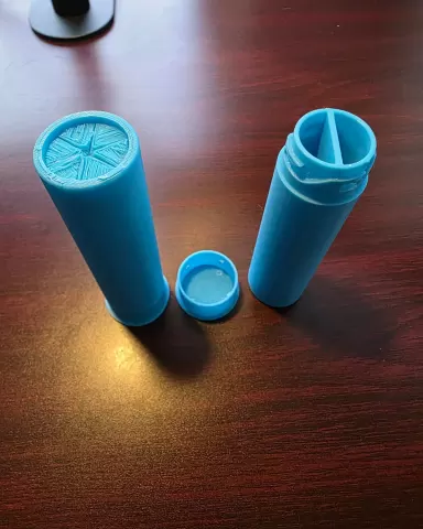 Shotgun Shell Cylindrical Container