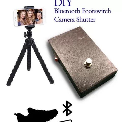 Bluetooth Footswitch for Smartphone Camera Shutter