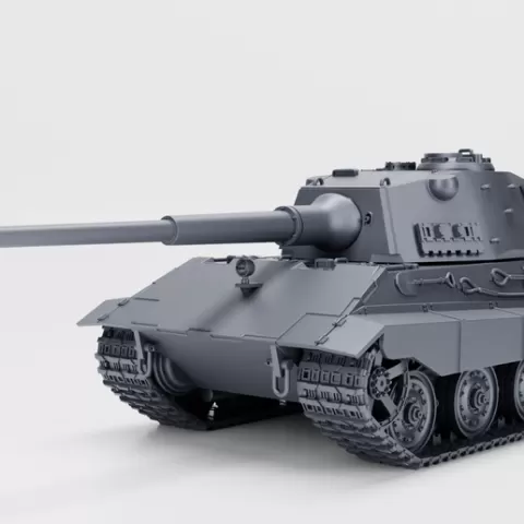 Panzer E-75 + 3 Tankmen (Germany, WW2)