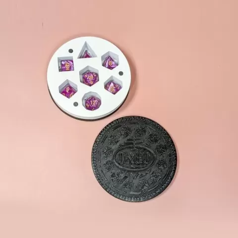 Cookie Polyhedral Dice Set Holder