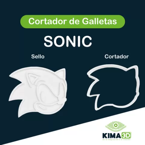 Sonic cookie cutter