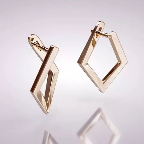 Earring rhombus