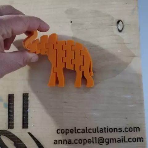Flexi Elephant STL