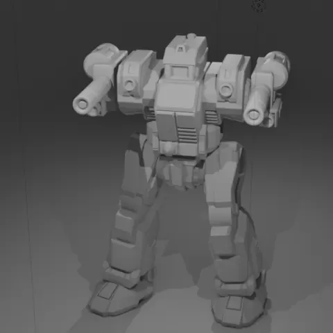 Echo Tech- FiveJack Support Fire Mech- FDM Printable