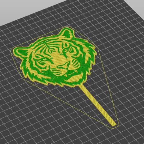 CAKE TOPPER TIGER