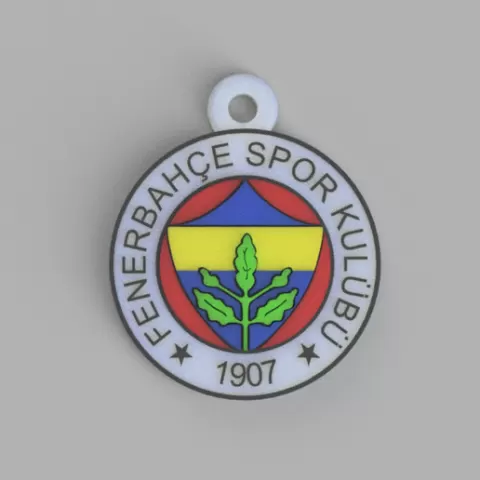 Fenerbahçe FB logo Keychain