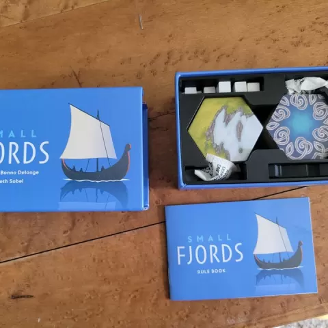 Small Fjords game box insert by SPENCER B