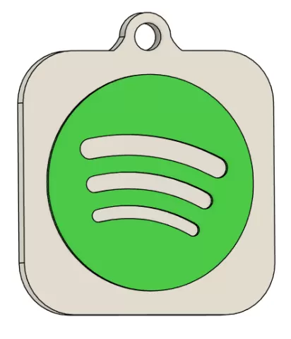 Spotify NFC keychain