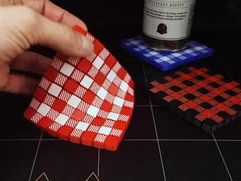 Flexible Checkered Napkin