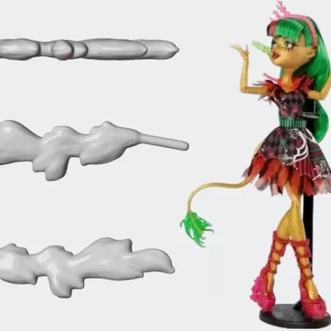 Jinafire Long Freak Du Chic, Monster High.
