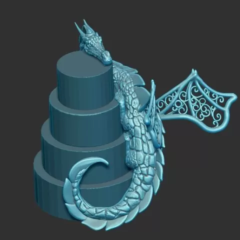Dragon Cake Topper