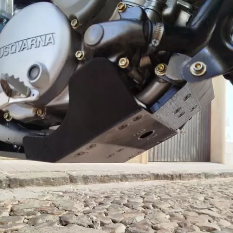 Adaptable SKID PLATE for ENDURO/MOTOCROSS motorcycles - Model for HUSQVARNA WR/WRE/SM/CR