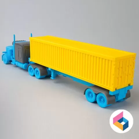 Container scale model