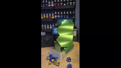 ABSTRACT ART DICE TOWER