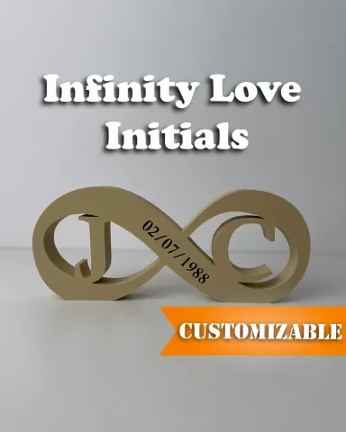 Infinity Love Initials