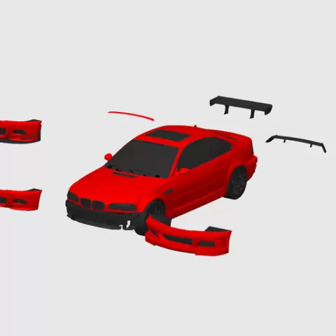 E46 GTR Model [With spoilers]