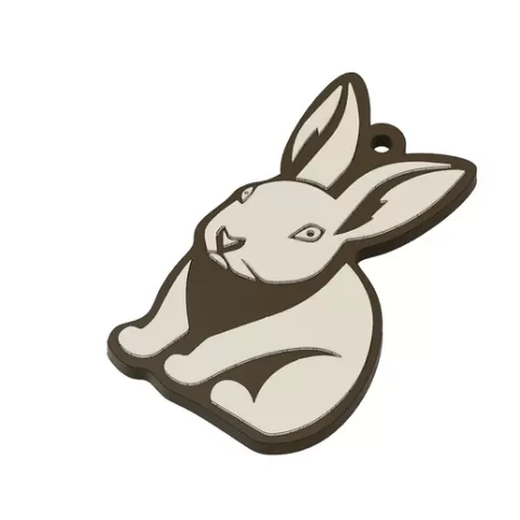 RABBIT KEYCHAIN - RABBIT KEYCHAIN