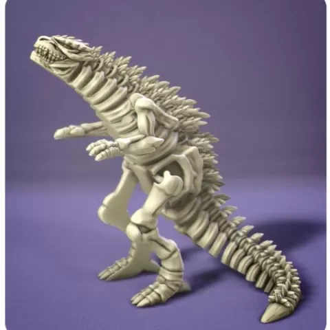 Flexi Godzilla Skeleton