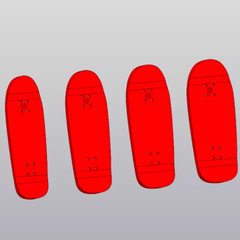 Shapes for low Fingerboard Mold
