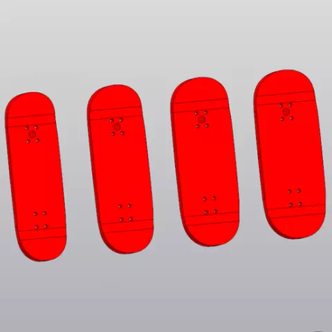 Shapes for low Fingerboard Mold