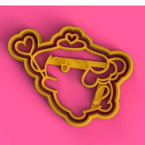 Pompompurin Cupid Cookie Cutter