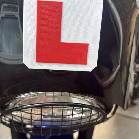 British Learner L plate