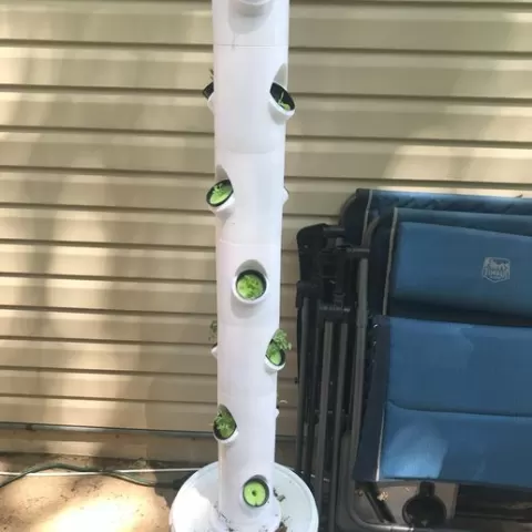 Modular Hydroponic Tower Planter