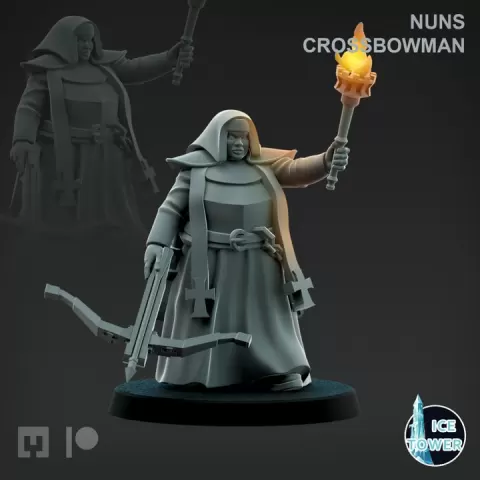 Nun crossbowman 1 by Ice Tower