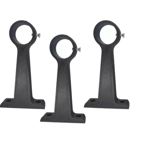 Single XL Curtain Bracket for Ceiling 19/22mm