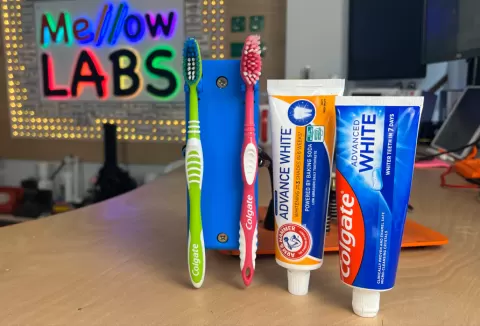 DIY Smart Toothbrush Holder