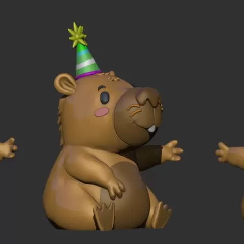 Capibara Capybara Cumpleaños 7 años