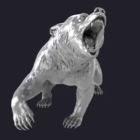 Angry bear 3D MODEL
