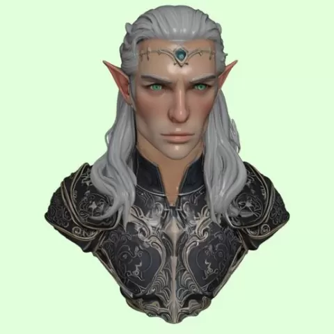 Elven Warrior Bust