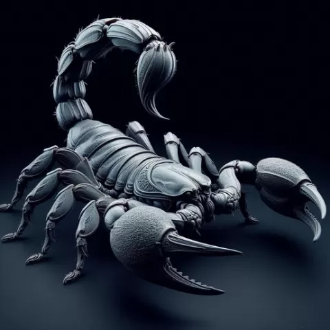 Ultra-Realistic Scorpion Sculpture