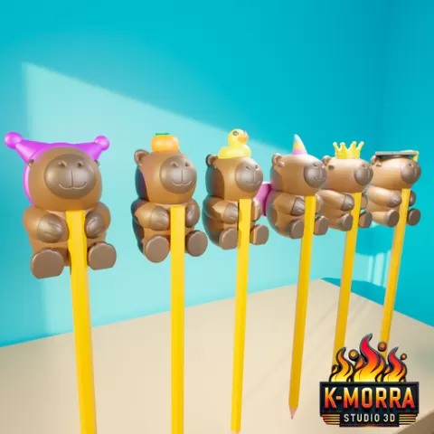 Capibaras lapices pack