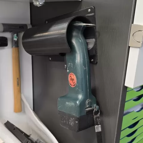 Holder for cordless screwdriver