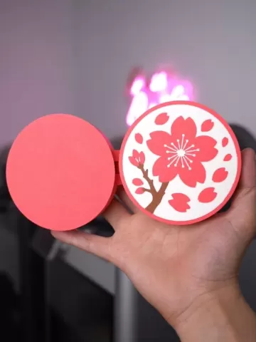 Cherry Blossom Hinged Box