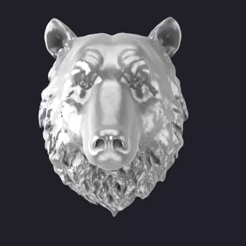 Bear Head 3D MODEL