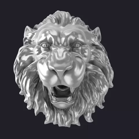 Lion Head 3D MODEL