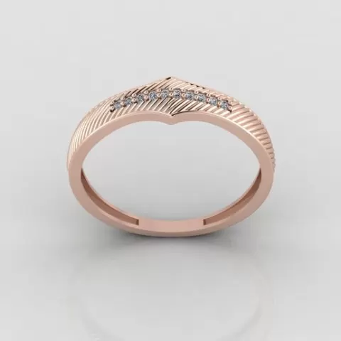 Women's Rings Diamond 3D model Ring For Women Jewelry Stone STL 3DM Printable Women Ring