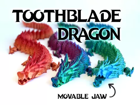 Articulated Toothblade Dragon (36cm)