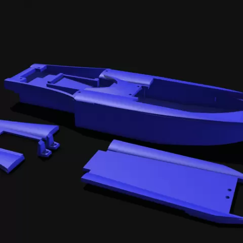 Motorboat 3d model