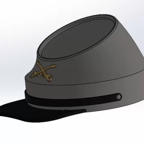 confederate kepi