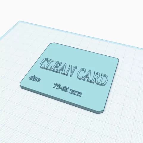 clean card