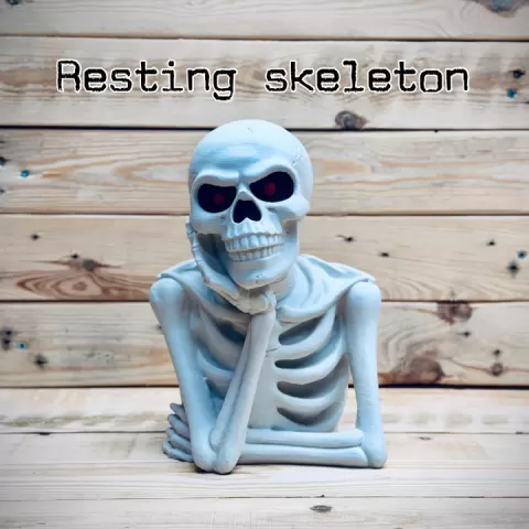 Resting Skeleton by ENIQUE3D